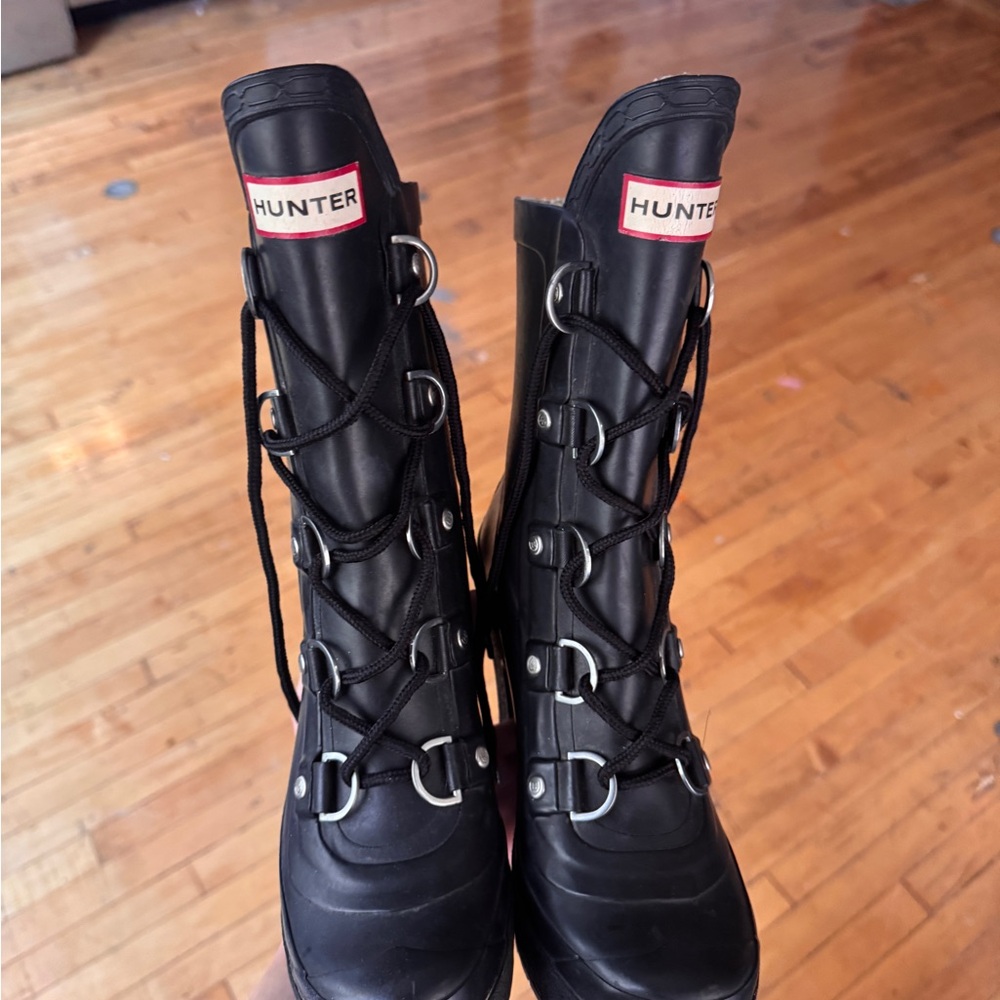 Hunter Heeled Rain Boots Women's